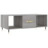 Couchtisch Grau Sonoma 102x50x40 cm Holzwerkstoff