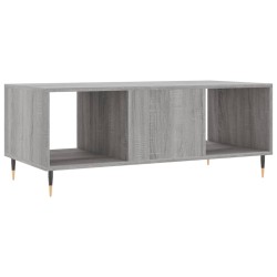 Couchtisch Grau Sonoma 102x50x40 cm Holzwerkstoff