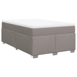 Boxspringbett mit Matratze Taupe 120x190 cm Stoff