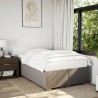 Boxspringbett mit Matratze Taupe 120x190 cm Stoff