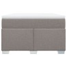 Boxspringbett mit Matratze Taupe 120x190 cm Stoff