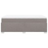 Boxspringbett mit Matratze Taupe 120x190 cm Stoff