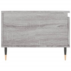 Couchtisch Grau Sonoma 90x50x36,5 cm Holzwerkstoff