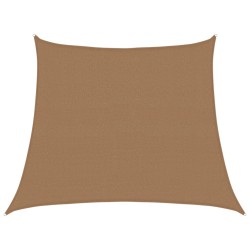 Sonnensegel 160 g/m² Taupe 3/4x3 m HDPE