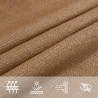 Sonnensegel 160 g/m² Taupe 3/4x3 m HDPE