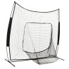 Multisport-Übungsnetz Baseball Softball 241x106,5x216 cm Metall