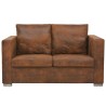 2-Sitzer Sofa 137 x 73 x 82 cm Künstliches Wildleder