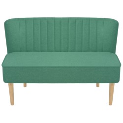 Sofa Stoff 117 x 55,5 x 77 cm Grün