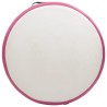 Aufblasbare Gymnastikmatte mit Pumpe 100x100x15 cm PVC Rosa