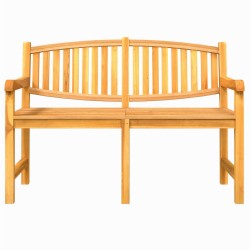 Gartenbank 149,5x60x90 cm Massivholz Teak