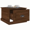 Couchtisch Braun Eichen-Optik 50x50x35 cm Holzwerkstoff