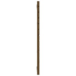 Wand-Kopfteil Honigbraun 206x3x91,5 cm Massivholz Kiefer