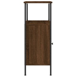 Nachttisch Braun Eichen-Optik 41x31x80 cm Holzwerkstoff