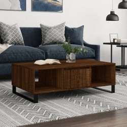 Couchtisch Braun Eichen-Optik 104x60x35 cm Holzwerkstoff