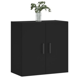 Wandschrank Schwarz 60x31x60 cm Holzwerkstoff