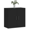 Wandschrank Schwarz 60x31x60 cm Holzwerkstoff