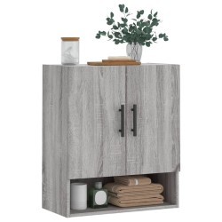 Wandschrank Grau Sonoma 60x31x70 cm Holzwerkstoff