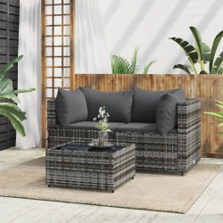 3-tlg. Garten-Lounge-Set...