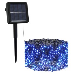 Solar-Lichterketten 5 Stk. 5x200 LED Blau Innen Außen