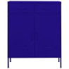 Lagerschrank Marineblau 80x35x101,5 cm Stahl