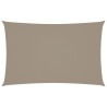 Sonnensegel Oxford-Gewebe Rechteckig 2,5x5 m Taupe