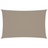 Sonnensegel Oxford-Gewebe Rechteckig 5x8 m Taupe