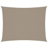 Sonnensegel Oxford-Gewebe Rechteckig 6x8 m Taupe