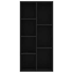 Bücherregal Schwarz 50x25x106 cm Holzwerkstoff