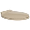 Toilettensitz mit Absenkautomatik Beige Oval