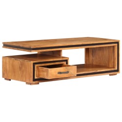 Couchtisch Massivholz Akazie 100x45x33 cm