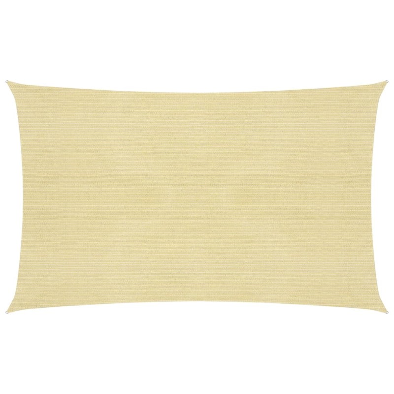 Sonnensegel 160 g/m² Beige 2,5x4,5 m HDPE