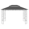 Pavillon 4x3x2,7 m Anthrazit 160 g/m²