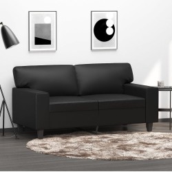 2-Sitzer-Sofa Schwarz 120...