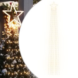 Weihnachtsbaum-Beleuchtung 320 LEDs Warmweiß 375 cm