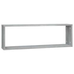 Wandregale 4 Stk. Grau Sonoma 80x15x26,5 cm Holzwerkstoff