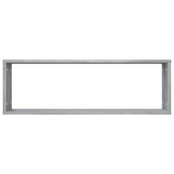 Wandregale 4 Stk. Grau Sonoma 80x15x26,5 cm Holzwerkstoff