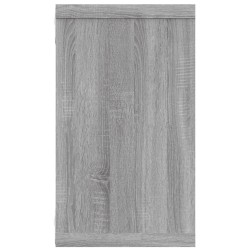 Wandregale 4 Stk. Grau Sonoma 80x15x26,5 cm Holzwerkstoff