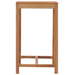 Outdoor-Bartisch 60x60x105 Massivholz Teak