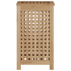 Wäschebehälter 35x25x60 cm Massivholz Teak