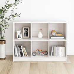 Bücherregal Weiß 104x33x76...