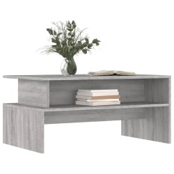 Couchtisch Grau Sonoma 90x55x42,5 cm Holzwerkstoff