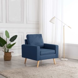 Sessel Blau Stoff