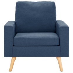 Sessel Blau Stoff