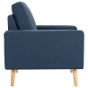 Sessel Blau Stoff