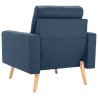 Sessel Blau Stoff