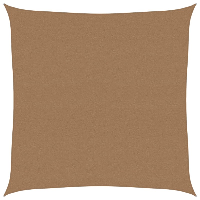 Sonnensegel 160 g/m² Taupe 4,5x4,5 m HDPE