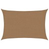 Sonnensegel 160 g/m² Taupe 2x2,5 m HDPE