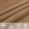 Sonnensegel 160 g/m² Taupe 3x4,5 m HDPE