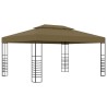 Pavillon 3x4 m Taupe 180 g/m²