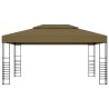 Pavillon 3x4 m Taupe 180 g/m²